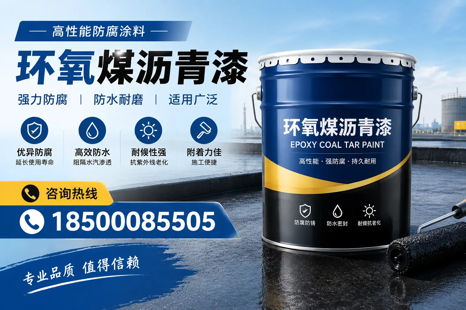 环氧煤沥青漆的主要成分与功能，晋城用户深度了解